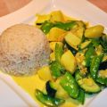 Kartoffel-Zucchini-Zuckererbsen-Curry (vegan)