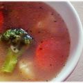 einfache Kaisergemüse-Reis-Suppe