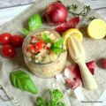 Quinoasalat mit Tomaten und Minze, vegan