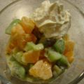 Clementinen-Kiwi-Salat mit Eierlikör
