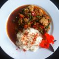 Curry freestyle: Hühnchenbrust, Erbsen,[...]