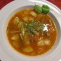 Tomaten-Bohnen-Suppe mit Kartoffeln