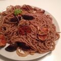 Spaghetti mit Feigen und Walnüssen