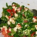 Tomaten-Mozzarella-Feldsalat-Salat