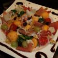 Fruchtiger Schinken-Melonen-Salat