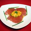 Thunfisch-Carpaccio mit Mangosalat
