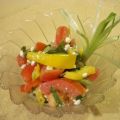 Bunter Salat mit Paprika, Gurke, Tomate,[...]