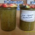 Kiwi-gelbe Pflaumen-Marmelade