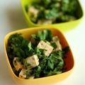 Brunnenkresse-Salat mit Tofu