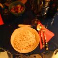 Nudeln: Spaghettis in Gorgonzolasoße