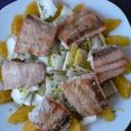 Chicoree - Salat mit Lachs
