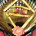 Gebratener Spargel mit gepfefferten Erdbeeren