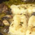 Spanische Fischsuppe mit Muscheln