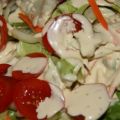 Vorspeise: Salat Provance mit Sardellendressing