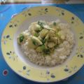Grünes Curry mit Reis
