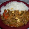 Matsaman Curry mit Rindfleisch