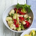 Bohnen-Tomaten-Salat mit Koriander