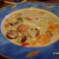 Cabanossi-Käse-Suppe