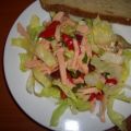 Feuriger Fleischwurst-Salat