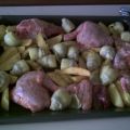 Hähnchen mit Artischocken und Kartoffeln