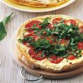 Bärlauch-Pizza mit Pecorino
