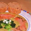 Brokkoli - Crèmesuppe mit Räucherlachs und[...]