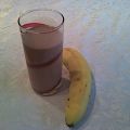 Nutella-Milch mit Bananen
