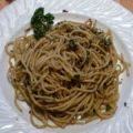Spaghetti, grüne Currypaste, Kokosmilch
