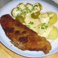 Wiener Schnitzel mit Rosenkohl an Sauce[...]
