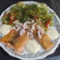 Salat + Fisch