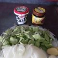 Zwiebel-Bohnen-Salat
