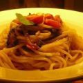 Spaghetti mit Kirschtomaten, Basilikum und[...]