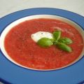 Kalte Wassermelonen-Tomaten-Suppe