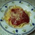 Scharfe Spaghetti mit Tomaten