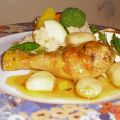 Knoblauch-Kräuter-Huhn mit Gemüse-Bulgur