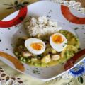 Pilz-Erbsen-Curry mit Eiern