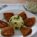 Knusprige Kohlrabi-Schnitzel mit Kohlrabi-Pesto[...]