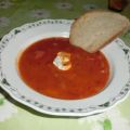 Schärfliche Tomaten-Apfel-Suppe