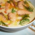 Fenchel-Lachs-Cremesuppe