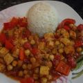 Jalfrezi-Curry mit Tofu und Gemüse