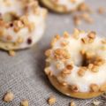 Vanille Krokant Mini Donuts