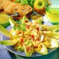 Chicoree-Salat mit Krabben