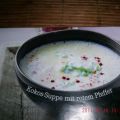 Kokos-Suppe mit roten Pfeffer