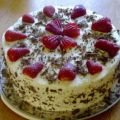 Feine Erdbeer-Rhabarber-Torte