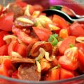 Tomaten-Chorizo-Salat