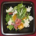 Salat mit Parmaschinken, Büffelmozzarella,[...]