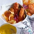 Fish & Chips mit Curry-Dip