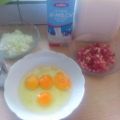 Eier Omelette mit Füllung