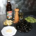 Muscheln in Weißweinsoße / Cozze alla marinara