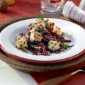 Radicchio-Salat mit Feta-Käse und Honig
